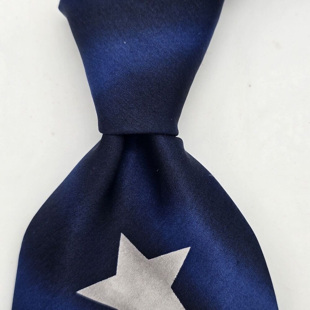 Tango by Max Raab Americana Series Flag of Texas Silk Tie Necktie
